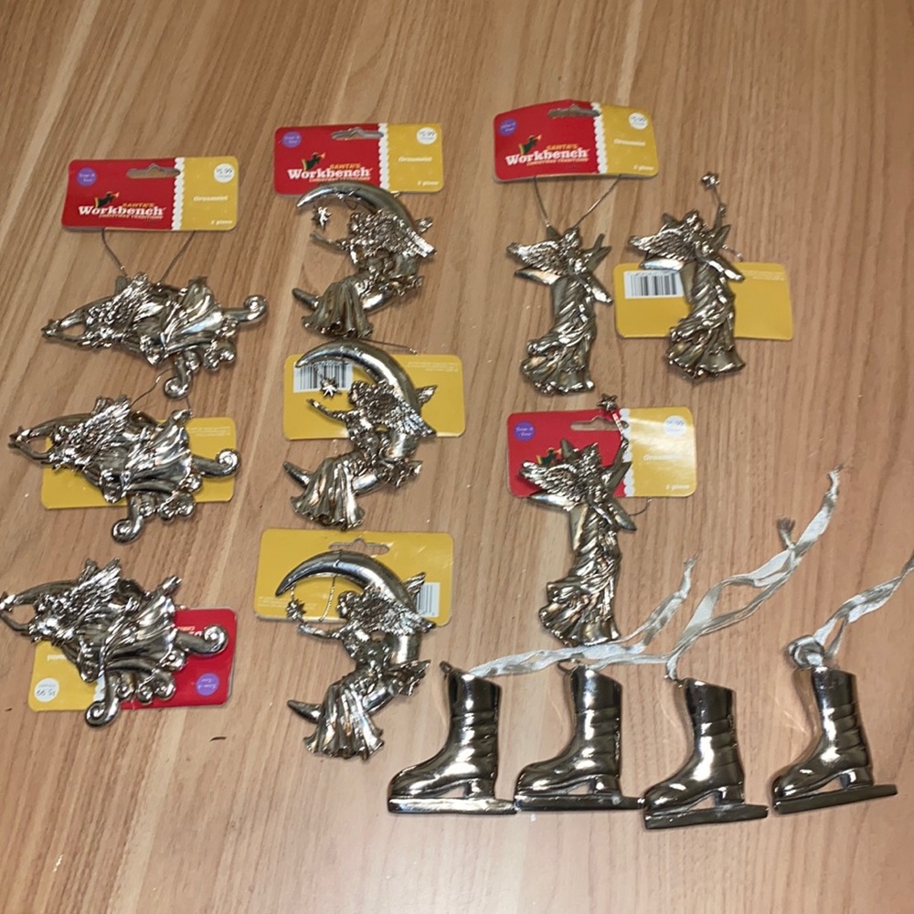Silver Christmas Ornaments